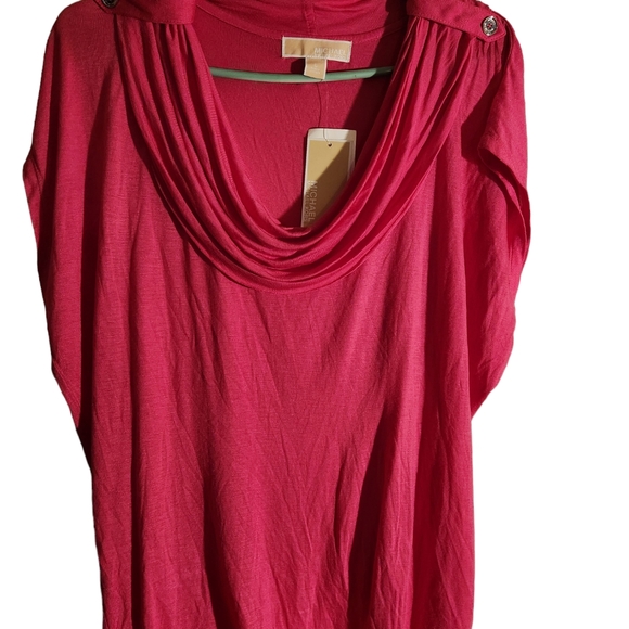 Michael Kors Tops - NWT MICHAEL KORS ELECTRIC PINK SOFT TOP